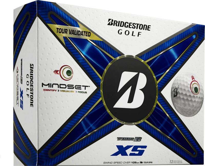 Bridgestone Tour B Xs Mindset Golfbolde - Hvid