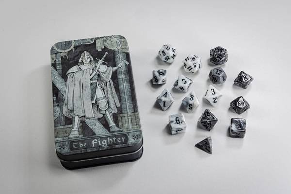 Dice - Terningesã¦t - 15 Terninger - Beadle & Grimm's - Character Class Classic Rpg: The Fighter Dice Set - !andre Rollespil & Tilbehã¸r