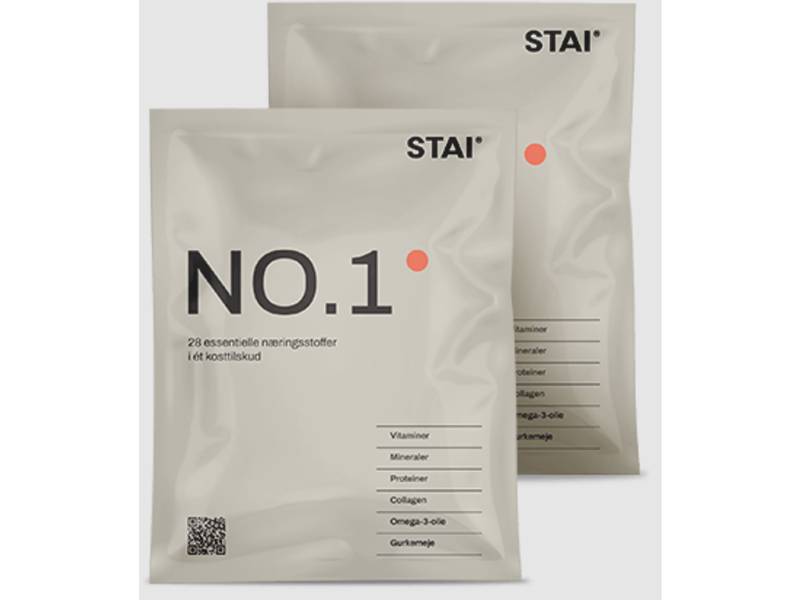Stai - No.1 M/ Sød Smag - Kosttilskud -  30 X 15 G