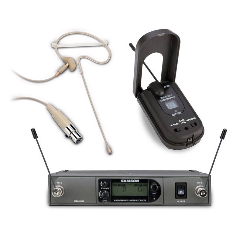Samson Ar300/Al300/Se10t-N, Airline Synth Har Som Mål At Tilfredsstille Alla Tænkelige Behov For Trådløs Overføring Med Et Enkelt Setup, God Ydeevne Og I Mindst Mulige Indpakning. Beltpack System Med Se10t Earset.