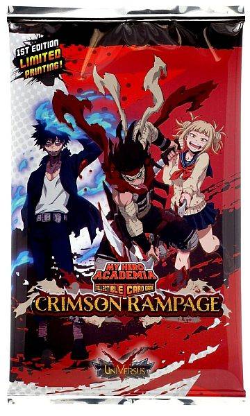 Ufs My Hero Academia Card Game - Wave 2: Crimson Rampage - Booster Pack - !andre Kortspil