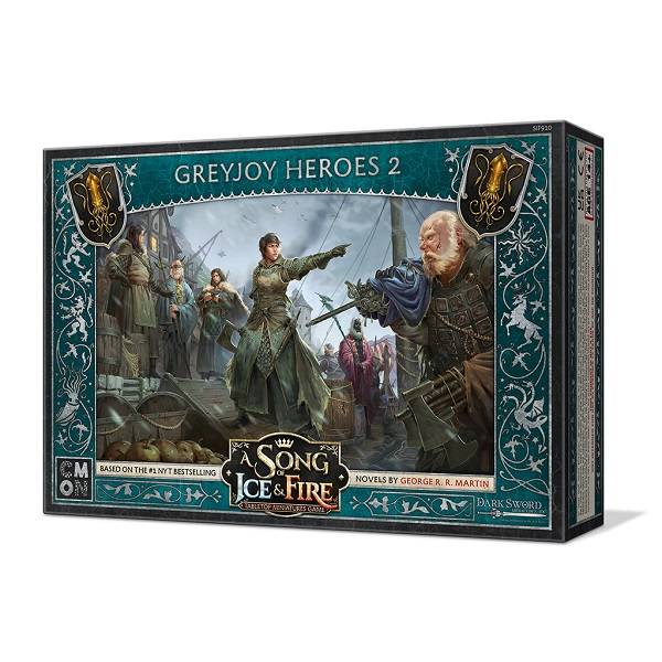 A Song Of Ice & Fire: Tabletop Miniatures Game - Expansion: Greyjoy Heroes 2 - !andre Figurspil
