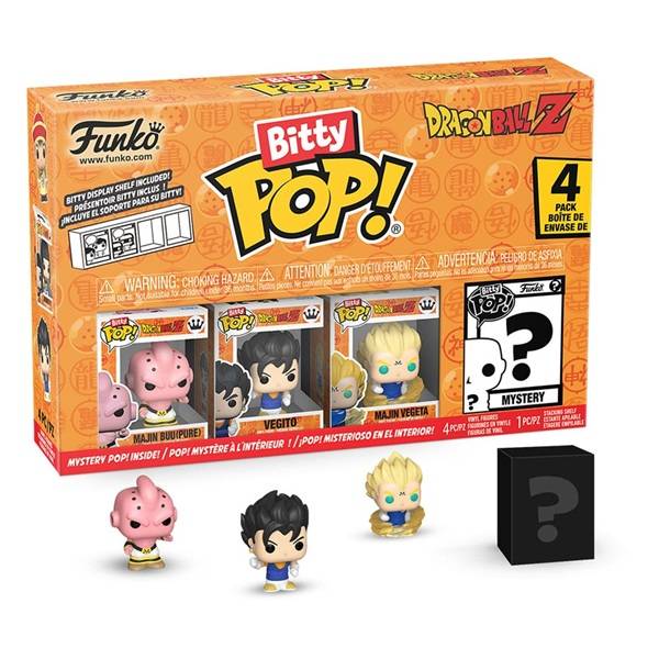 Funko Pocket Pop: Dragon Ball Bitty - Series 3 - Vinyl Figure 4-Pack 2,5cm - !andet
