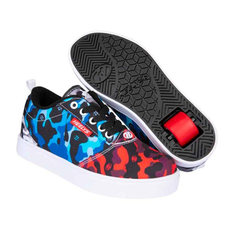 Heelys Pro 20 Rullesko Prints Blue/Red Camo - Heelys Rullesko