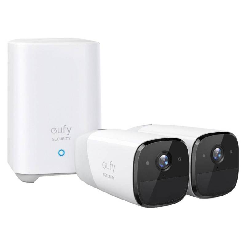 Eufy Eufycam2 Pro 2-Cam Kit Overvågningssystem, Hvid
