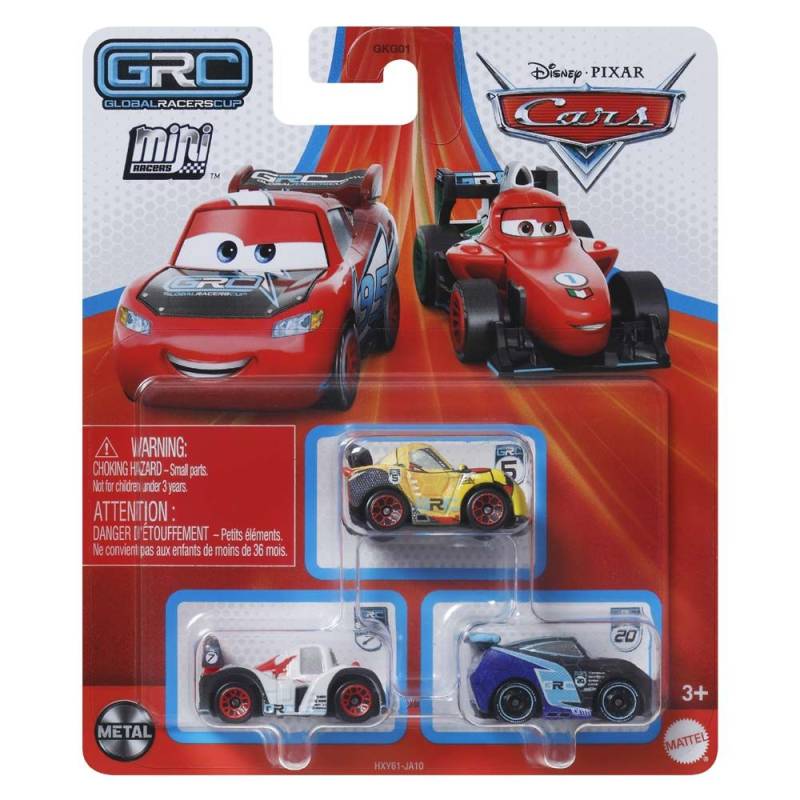 Cars Mini Racerbiler 3 Pack