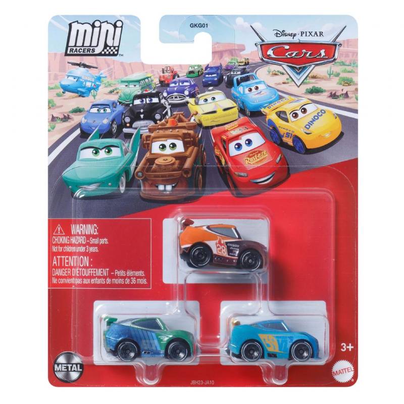 Cars Mini Racerbiler 3 Pack