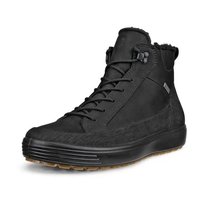Ecco Soft 7 Tred High-Cut Winter Herre / Mænd, Black-42 - Vintersko, Vinterstøvler