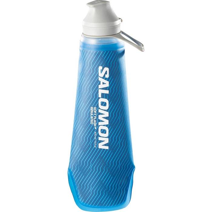 Salomon Soft Flask Insulated 400ml, Clear Blue - Drikkeflasker /-Dunk