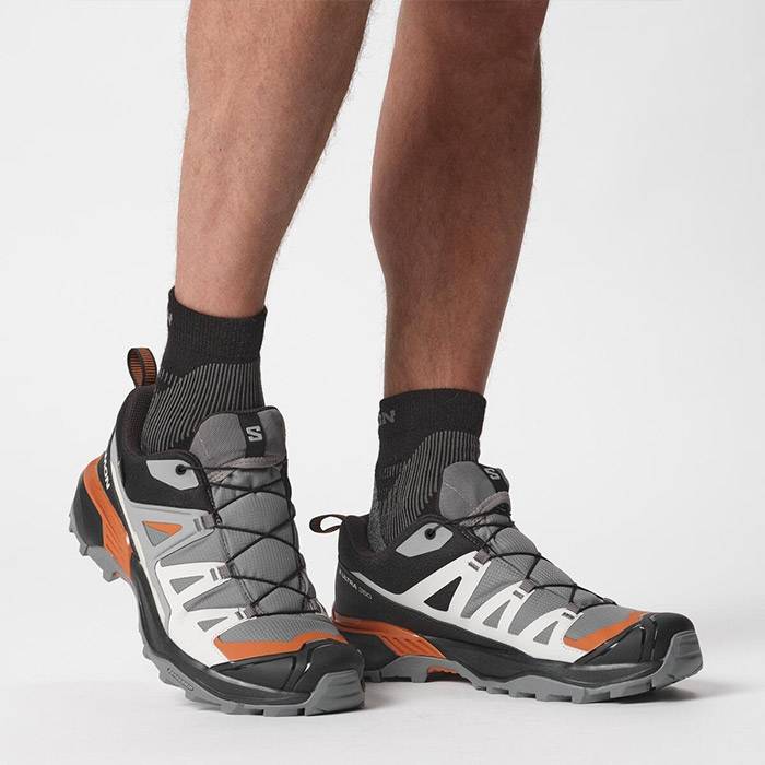 Salomon X Ultra 360 Gtx, Q.shade/Black/Spicy Orange-41 1/3 / Uk 7,5 - Vandresko