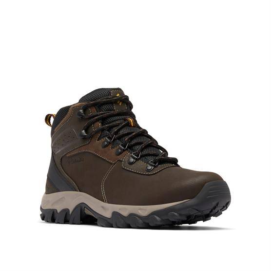 Columbia Newton Ridge Plus Ii Wp Mens, Cordovan / Squash - Columbia Sportswear