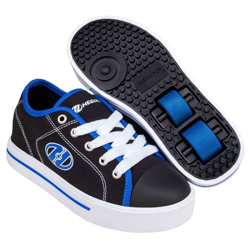 Heelys Classic X2 Skate Shoe Sort/Hvid/Blue - Heelys Rullesko