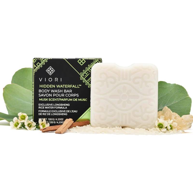 Viori Body Wash Bar  Hidden Waterfall Med Rice Water Til Rens & Pleje - Body Butter Bar - Viori - Studiobuus