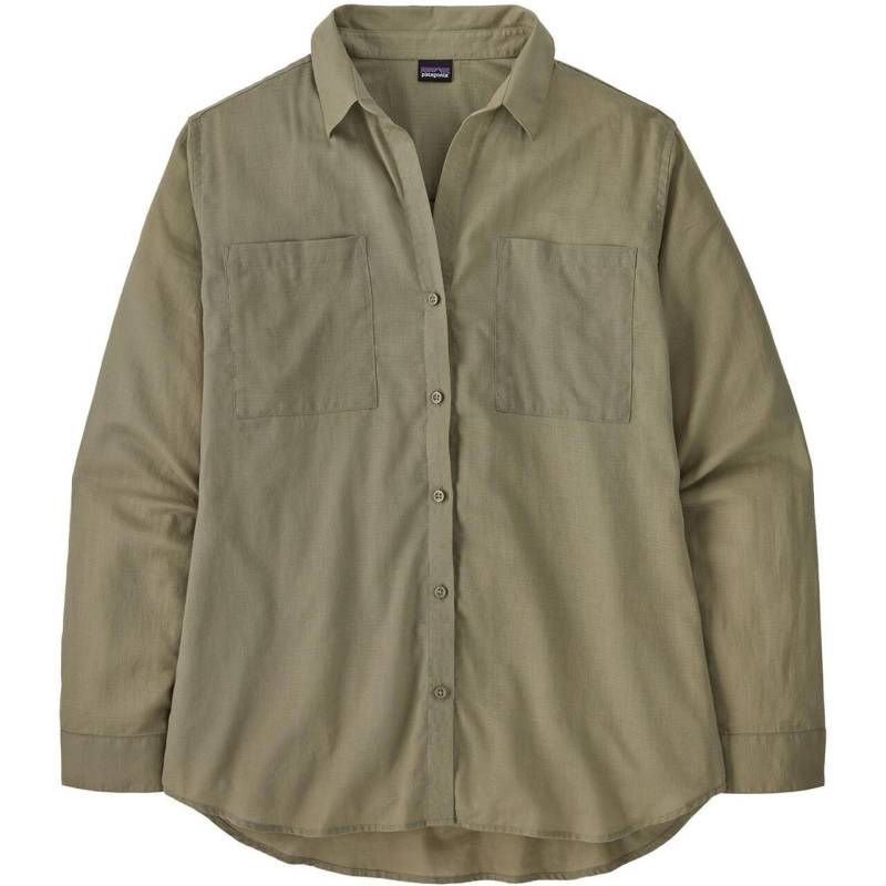 Patagonia Womens Lw A/C Buttondown  (grøn (river Rock Green) Small)