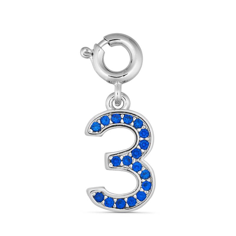 Annebrauner Number 3 Charm - Charms