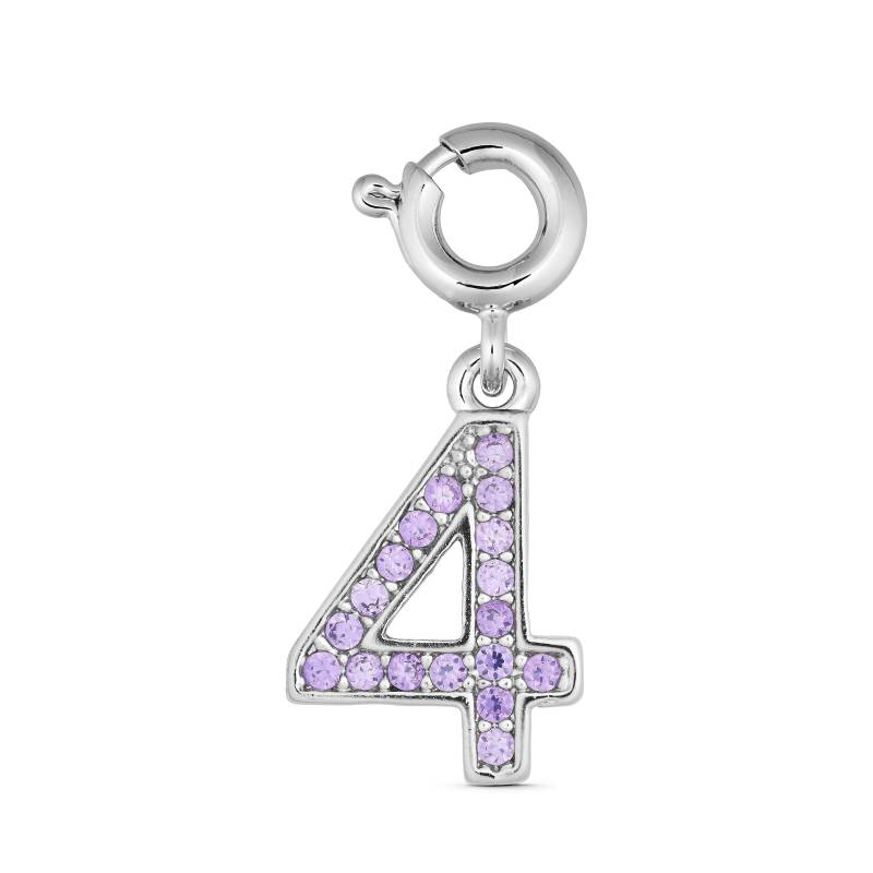 Annebrauner Number 4 Charm - Charms