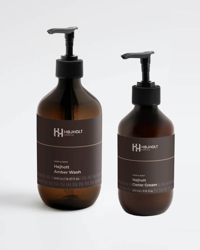 Amber Wash + Cedar Cream - Højholt Hudpleje