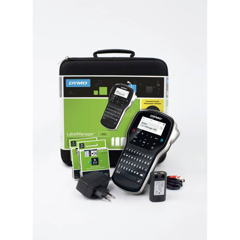 Dymo Labelmanager 280 Label Maker D1 Label Thermal Printer Qwerty