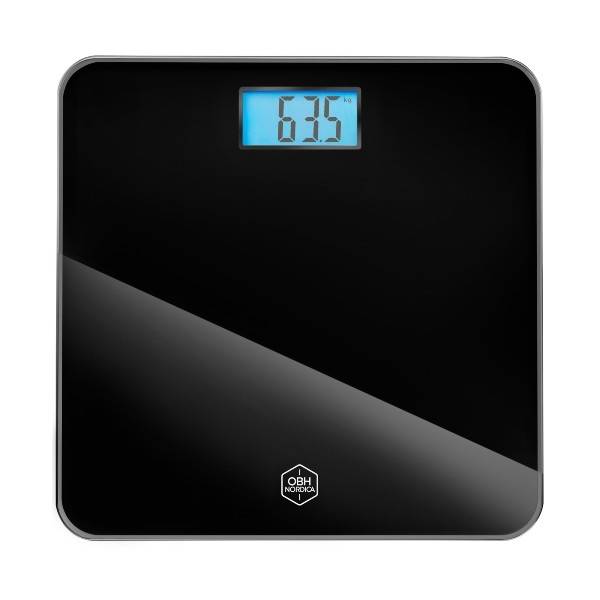 Obh En1504n0 Classic Light Sort Personvægt