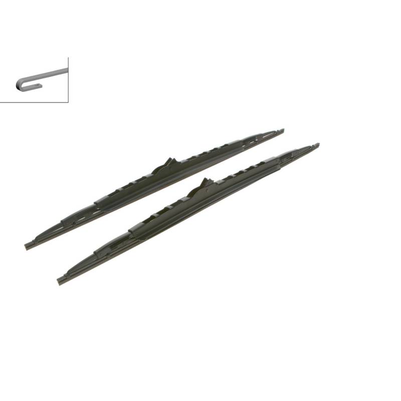 046s Bosch Twin Spoiler Viskerblade / Vinduesvisker Sæt 680+680mm