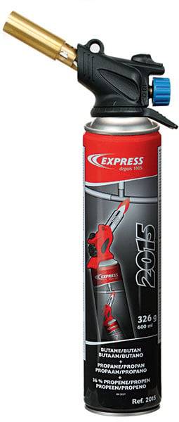 Express Gasbrænder Kit M/Piezo, Kan Anvendes I Alle Positioner Incl. Gas 2015.