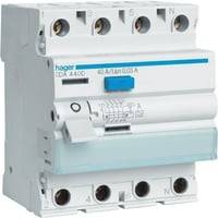 Fejlstrmsafbryder Hpfi 4p 63a 30ma Type A Cda463k - Hager