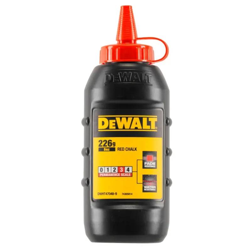 Dewalt Kridt Rød 226g Vandfast - Dwht47048-9