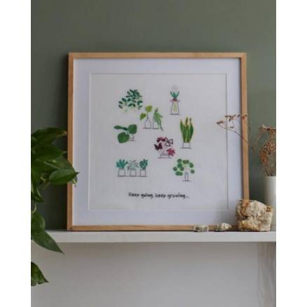 Gift Of Stitch Broderi Kit Planter - Dmc