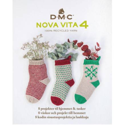 Dmc Nova Vita 4 Opskriftsbog - 8 Projekter Til Hjemmet Og Tasker