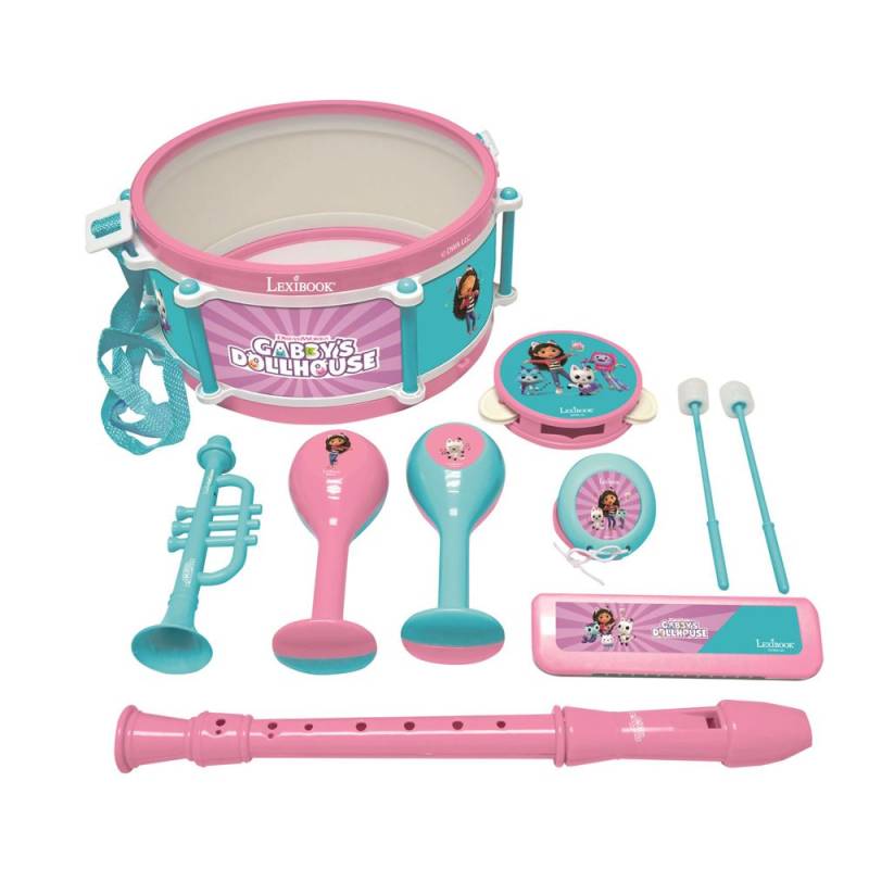Gabbys Dollhouse Musik Sæt Sæt 7 Dele - Gabbyâ€™s Dollhouse