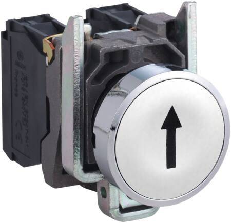 Tryk Hvid M/Sort Pil  Xb4ba3341 - Schneider Electric