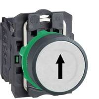 Tryk Plan Hvid M/Pil  Xb5aa3341 - Schneider Electric