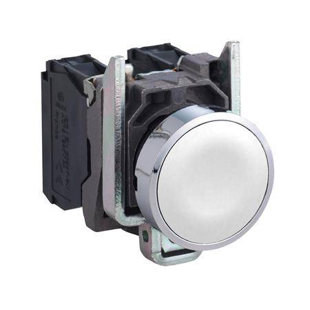 Tryk Hvid Plan Komplet 1xno - Schneider Electric