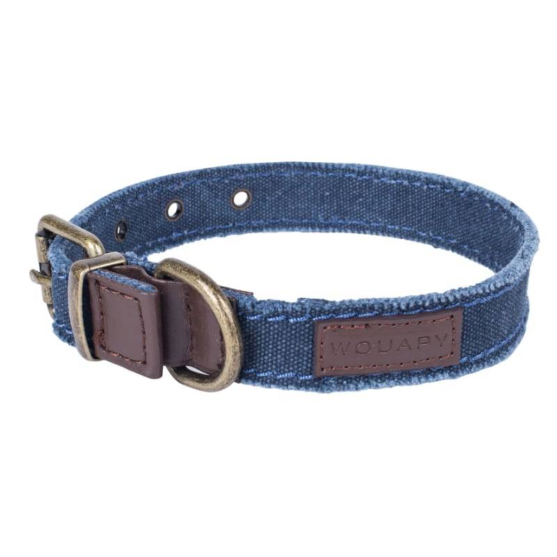 Wouapy "vintage" Halsbånd (blå) - 30 Cm