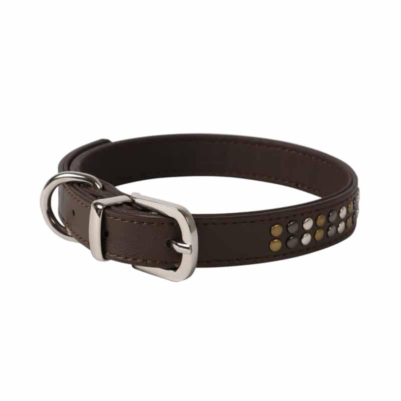 Wouapy Hundehalsbånd Med Nitter - Sort