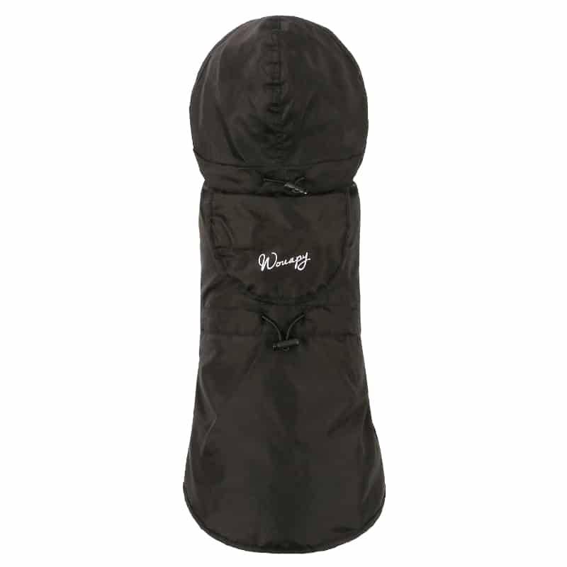 Wouapy Essential Regnfrakke Til Hunde (sort)