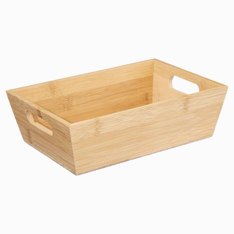 Bambuskurv Til Opbevaring (3 Størrelser) - Natur - 16,2cm X 23,1cm X 7,2cm - Adeline - Five