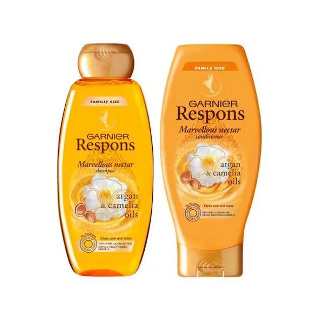Garnier Respons Marvellous Nectar Shampoo & Conditioner 2 X 400 Ml