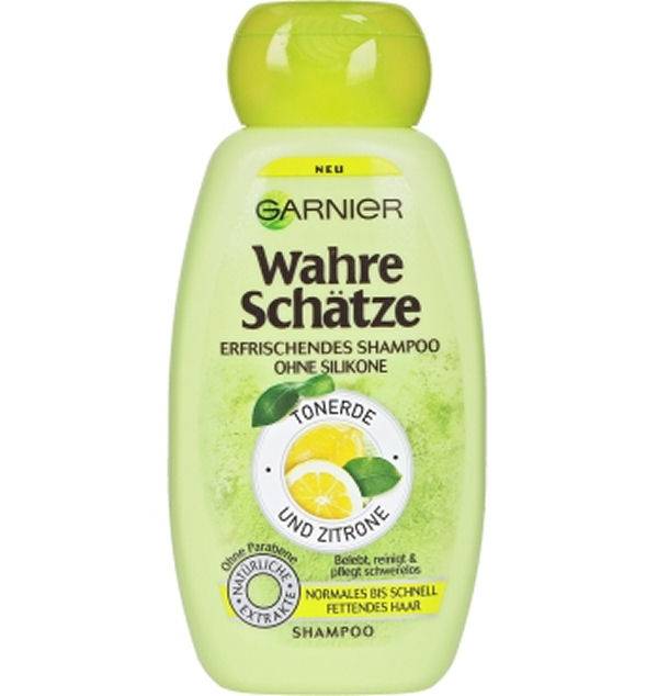 Garnier  Wahre Schätze Erfrischendes Shampoo Tonerde Und Zitrone 250ml