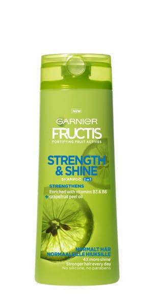 Garnier Fructis Strength & Shine 2 In 1 Shampoo 400 Ml