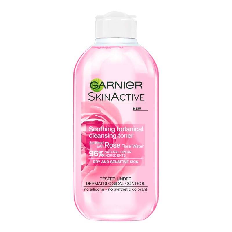 Garnier Skinactive Sooting Botanical Cleansing Toner Rose 200 Ml