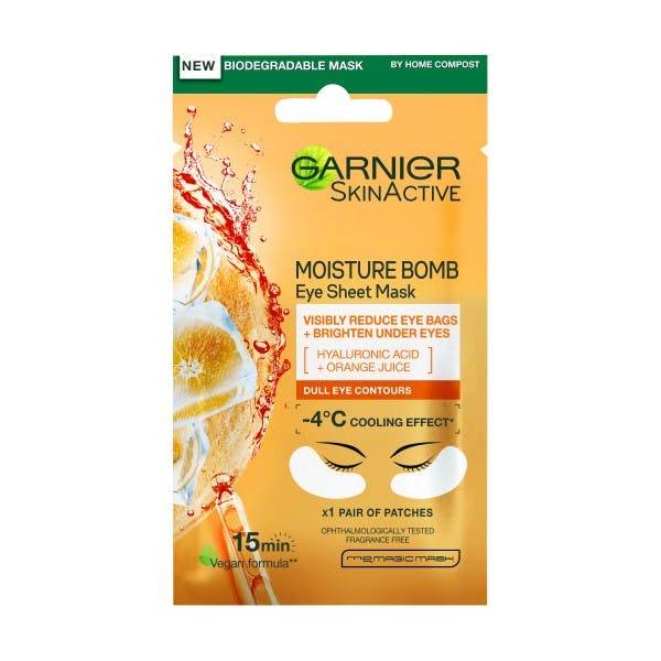 Garnier Moisture Bomb Orange Juice Eye Tissue Mask 1 Stk
