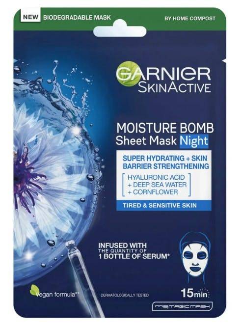 Garnier Skin Active Moisture Bomb Night-Time Sheet Mask -32g