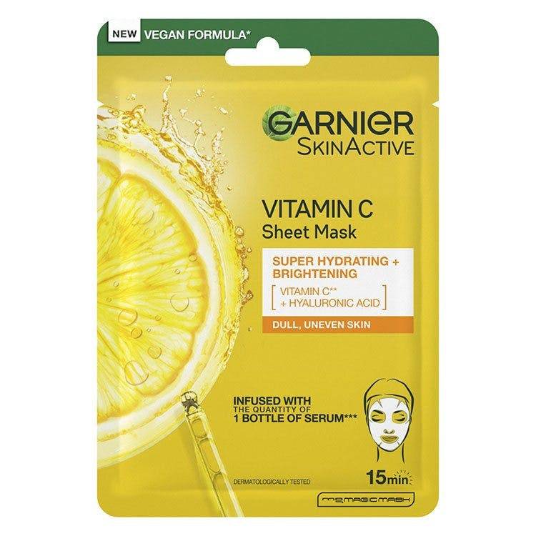 Garnier Skinactive Super Brightening Vitamin C Sheet Mask 28 G