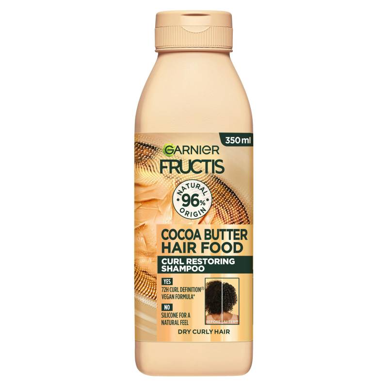 Garnier Fructis Hair Food Cocoa Butter Shampoo 350 Ml