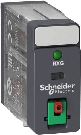 2c/O 5a Relæ Testknap+led230vac - Schneider Electric