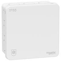 Forgreningsdse Mureva, Ip65, 87x87 Mm, Hvid - Schneider Electric