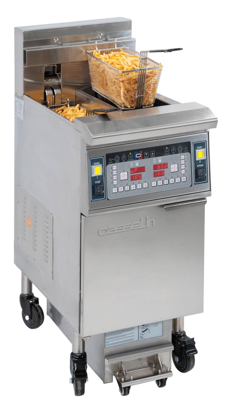 Elektrisk Frituregryde Med Filtrering 2 X 12 Liter 17kw - Casselin