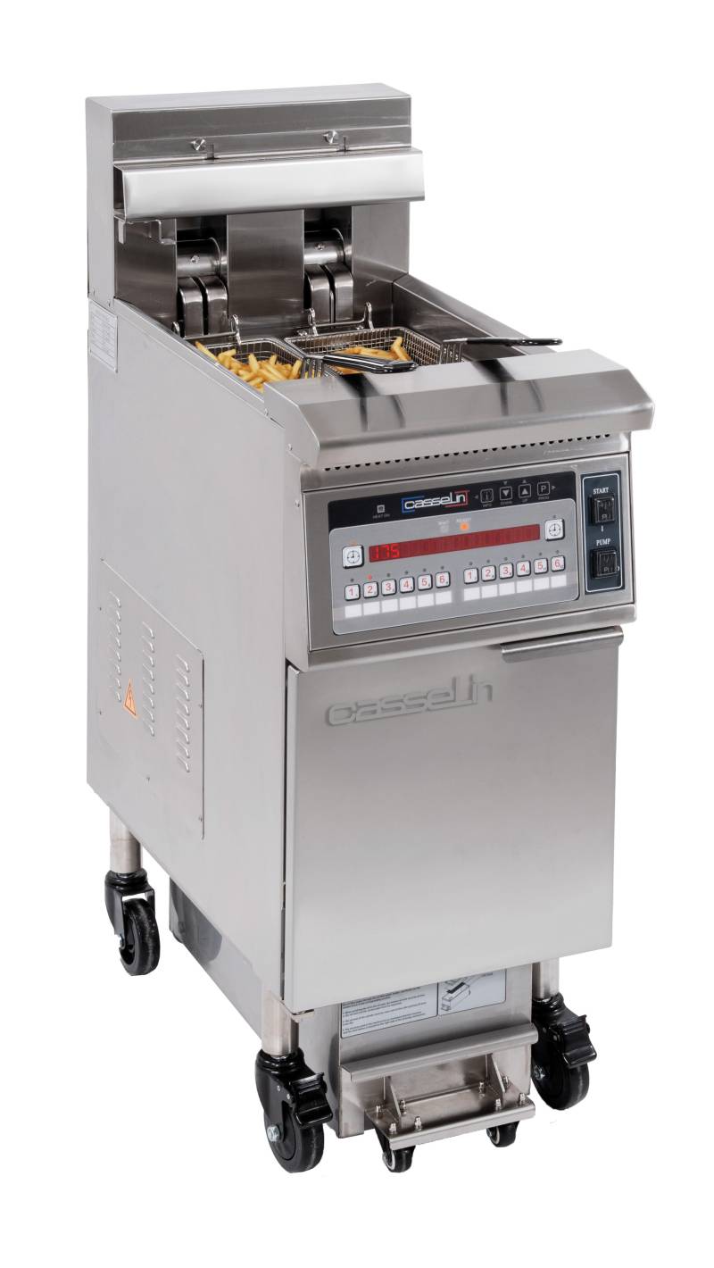 Elektrisk Frituregryde Med Filtrering 22 Liter 17kw - Casselin