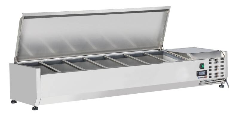 Bordsaladette Med Låg 7 X Gn 1/4 - Casselin